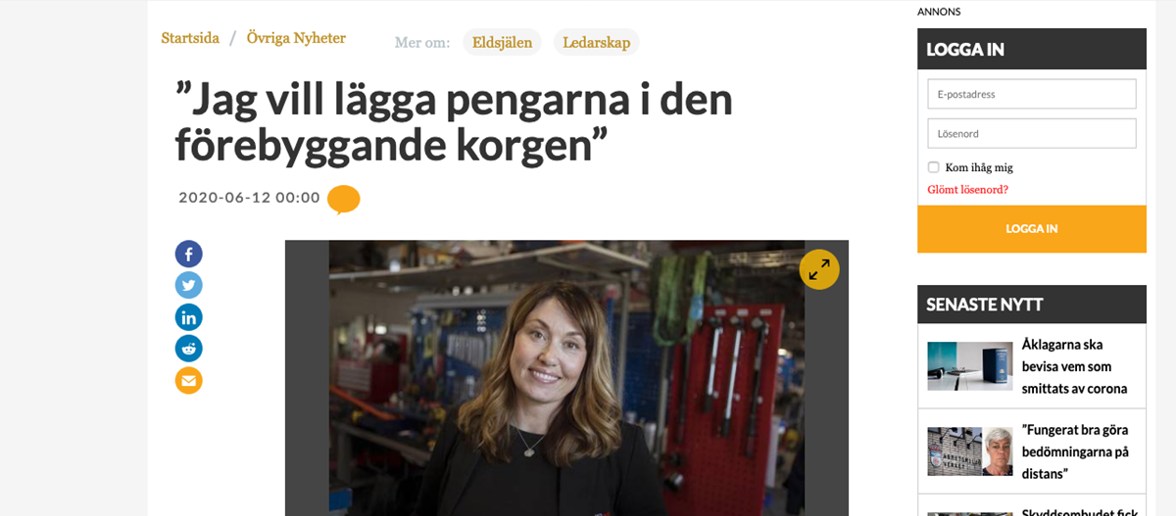Malin Screenshot 2020 06 29 Jag Vill La Gga Pengarna I Den Fo Rebyggande Korgen